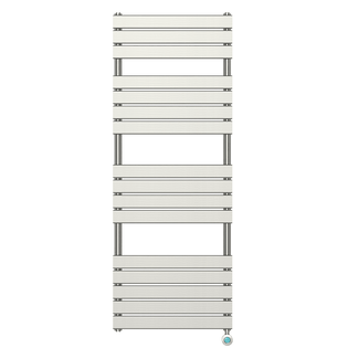 Полотенцесушитель электрический Primoclima PANEL 1600*500 16 трубок 800W, Никель матовый