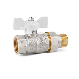 

Кран шаровой латунный LD Pride 47.15.В-ГШ.Б (White)