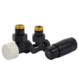 

Комплект Schlosser Standard Mini DN15 GZ1/2 x GW1/2 угловой, блистер, Чёрный