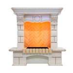 Каменный портал Dimplex Pierre Luxe 975х950х387 - Слоновая кость с патиной/Шампань