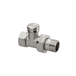 Радиаторный запорно-регулирующий клапан Heimeier RADITEC, DN15(1/2"), проходной, латунь