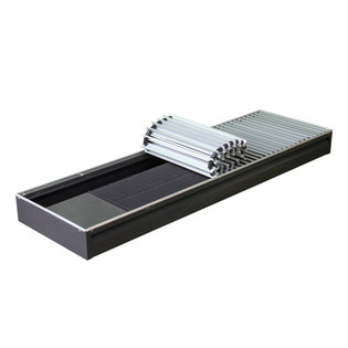 Внутрипольный конвектор КЗТО Бриз 300*100 *800 U (5Ал 12)