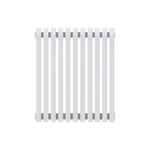 Радиатор КЗТО QUADRUM 30 V 1 1000-6 Белый муар