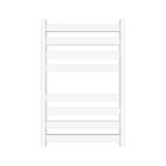 Полотенцесушитель водяной Primoclima Nox 50 Water White 80*50 4_4