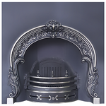 Камин EXEMET Laura 1005x1020x235, черный с полировкой элементов