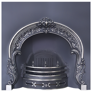 Камин EXEMET Laura 1005x1020x235, черный с полировкой элементов