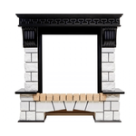 Каменный портал Dimplex Pierre Luxe 990х1010х390 - Венге/Белый