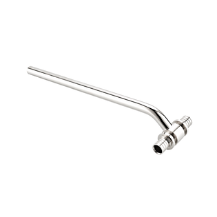 Трубка приборная RTP Т-образная аксиальная, латунь,16х250х20, хромированная