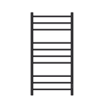 Полотенцесушитель электрический Primoclima Vita E Black 100*50 3_4_3