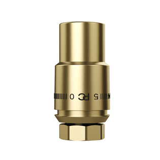 Термостатическая головка Primoclima Armature "CRISTAL" М30х1,5 цвет золото