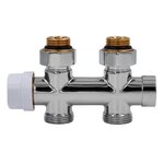 Узел нижнего подключения Primoclima Armature термостатический Прямой 1/2"х3/4", хром