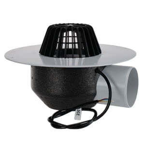 

Кровельные воронки HL для не эксплуатируемых кровель с электроприводом, поливинилхлорид HL64.1P