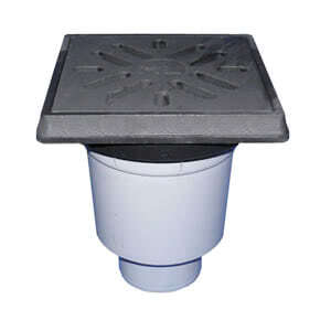 

Трап HL для гаража, двора с чугунным подрамником с незамерзающим запахозапирающим устройством, грязеуловителем HL615