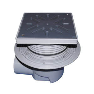 

Трап HL для гаража, двора с решеткой из полипропилена с незамерзающим запахозапирающим устройством, грязеуловителем HL615L