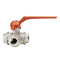 

Itap 128 1" Кран шаровый трехходовой тип «Т» стандартный проход (рычаг), 26106