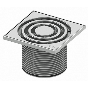 Декоративная решетка TECEdrainpoint S 150 мм в стальной рамке с монтажным элементом, 366 00 04