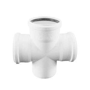 

Крестовина REHAU RAUPIANO PLUS 110/110/110/87°, для канализационных труб, арт. 11215541001