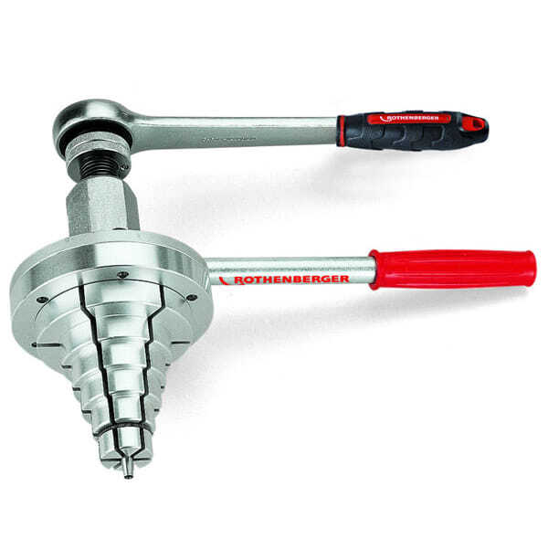 

Экспандер ROTHENBERGER A1 с рукояткой, без храповика, 1.3/8"-1.5/8"-2.1/8"-2.5/8"-3.1/8"-4.1/8" h=2,5 мм. арт. 11078