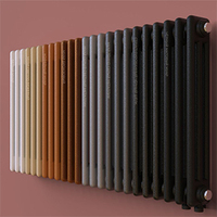 Радиаторы KZTO Bataria в 8 цветах палитры Муар без наценки