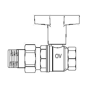 

Шаровой кран Oventrop Optibal с американкой, 1 1/4", артикул 1075710
