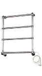 

Электрический полотенцесушитель Margaroli Art.542/4 цвет polished black