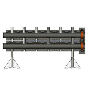 

Meibes напольная распределительная гребенка на 3 контура, PN10 430/860/1150/1440. Артикул (66457.5)